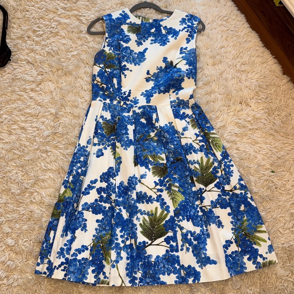 EUC Carolina Herrera cotton faille dress